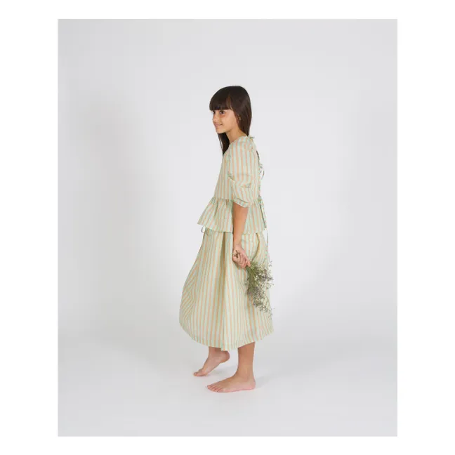 Camicetta a righe | Verde