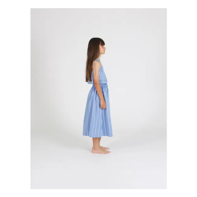 Gestreiftes Trägertop | Blau