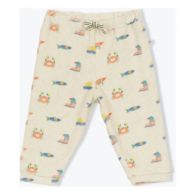 Felibert Pantalones de rizo orgánico | Crudo