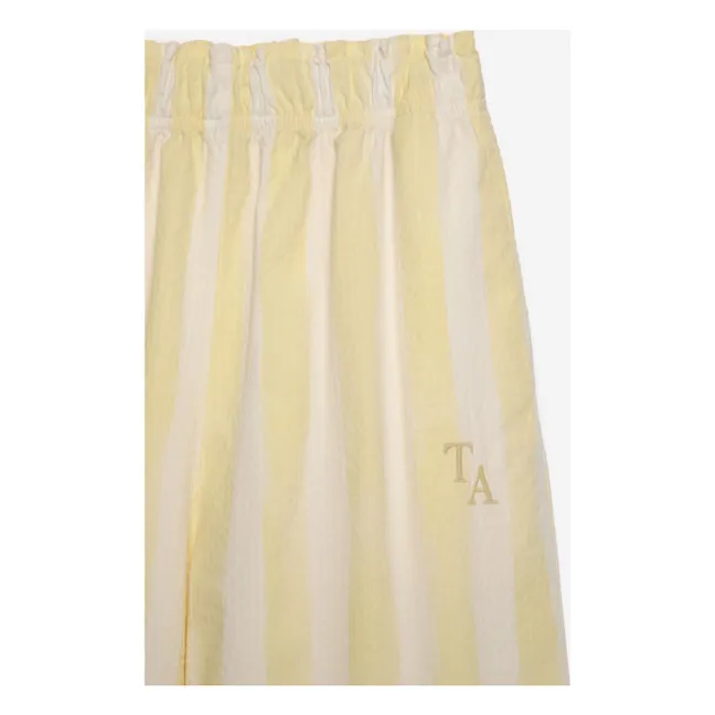 Stripes Pants | Pale yellow