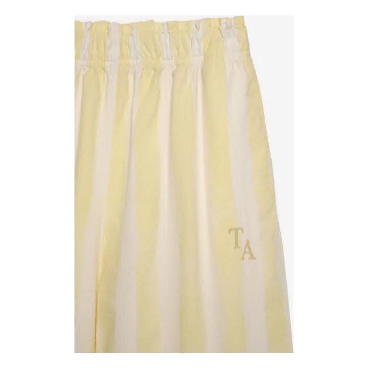 Pantalon Rayures | Jaune pâle- Image produit n°2