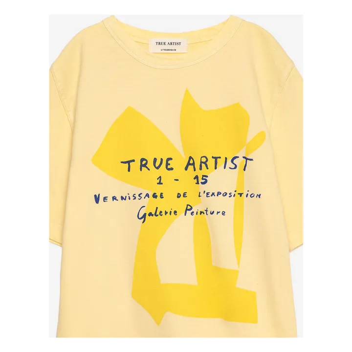 Camiseta N°05 | Amarillo palo- Imagen del producto n°7
