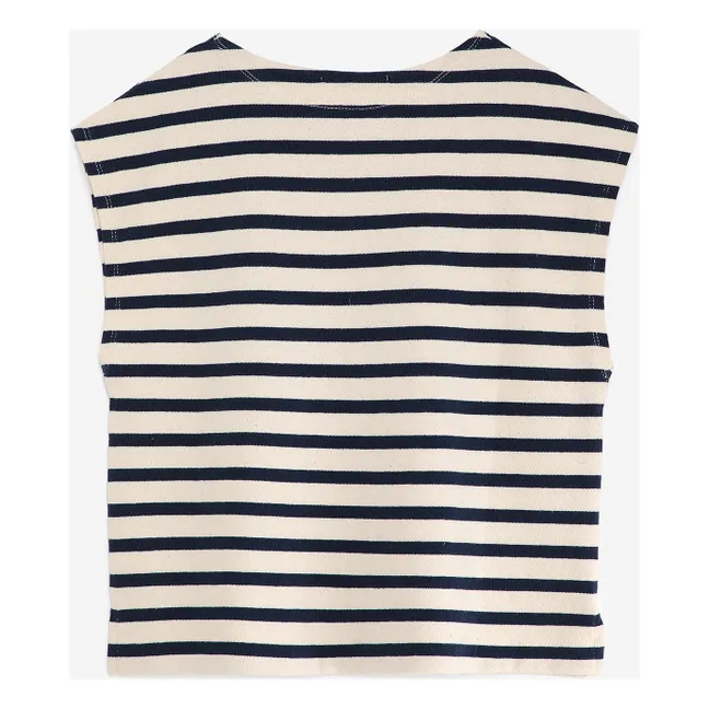 T-Shirt Nr. 15 Gestreift | Navy