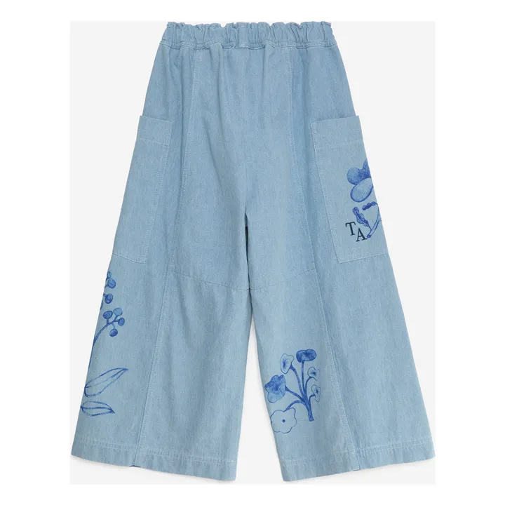 Pantalon Denim Herbarium | Bleu jean- Image produit n°4