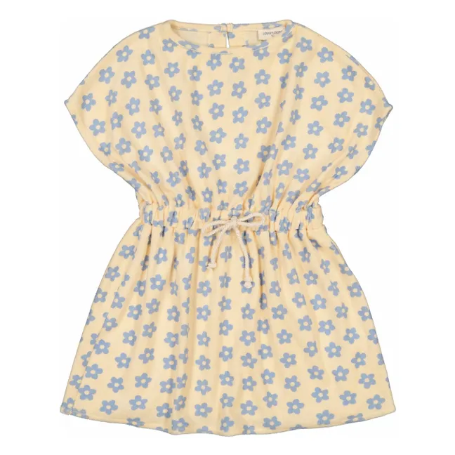 Kleid Abbie Frottee | Blasses Gelb