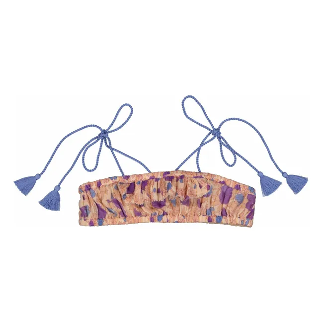 2 Piece Swimsuit Wave Lurex | Pale Pink