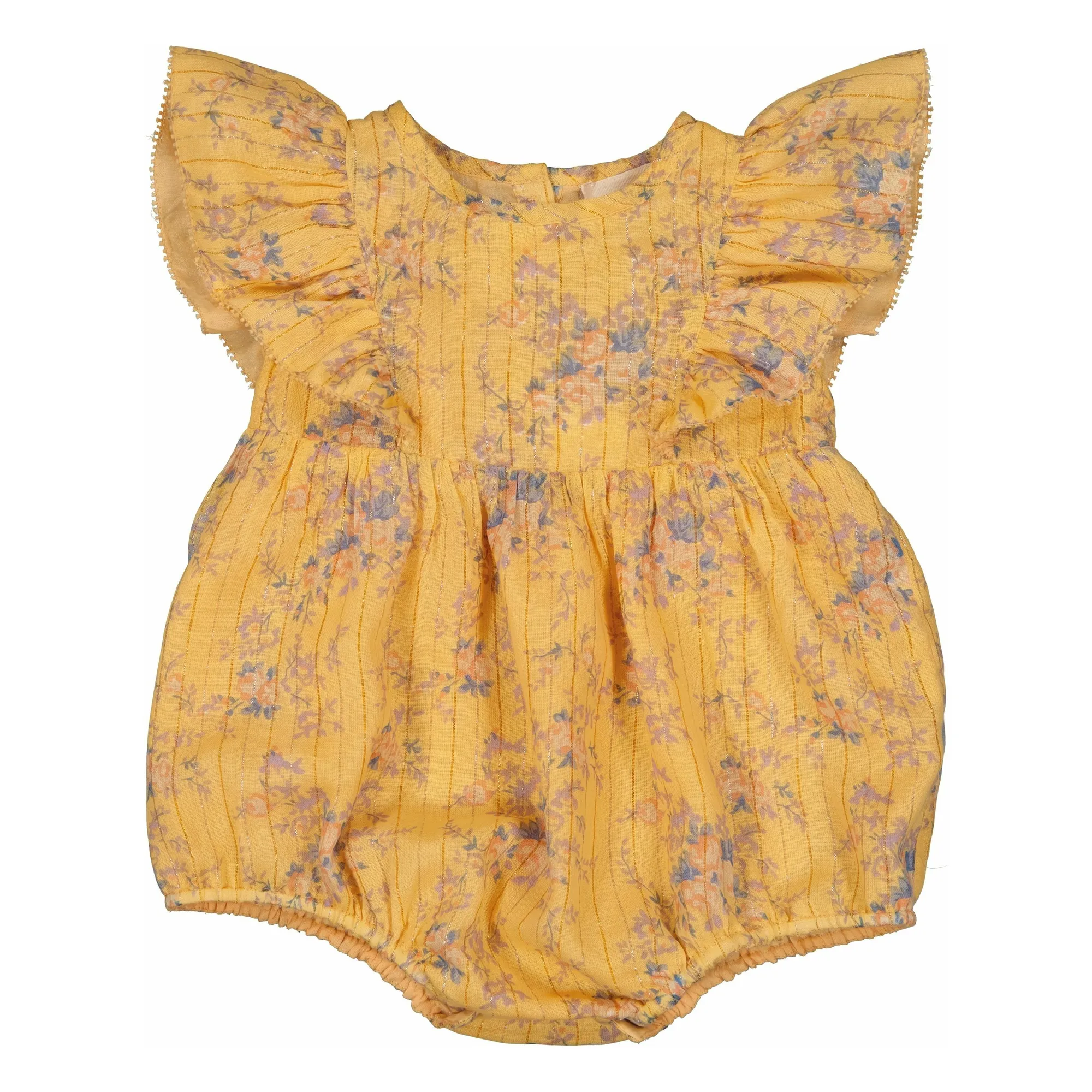 Louis Louise Yellow Ravissante Lurex Romper