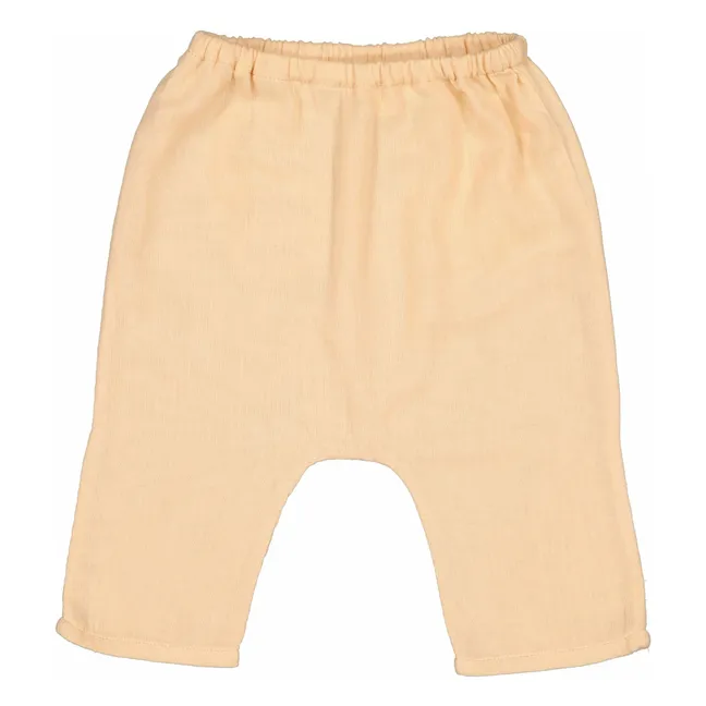 Gasa de algodón Saroual Jungle | Beige