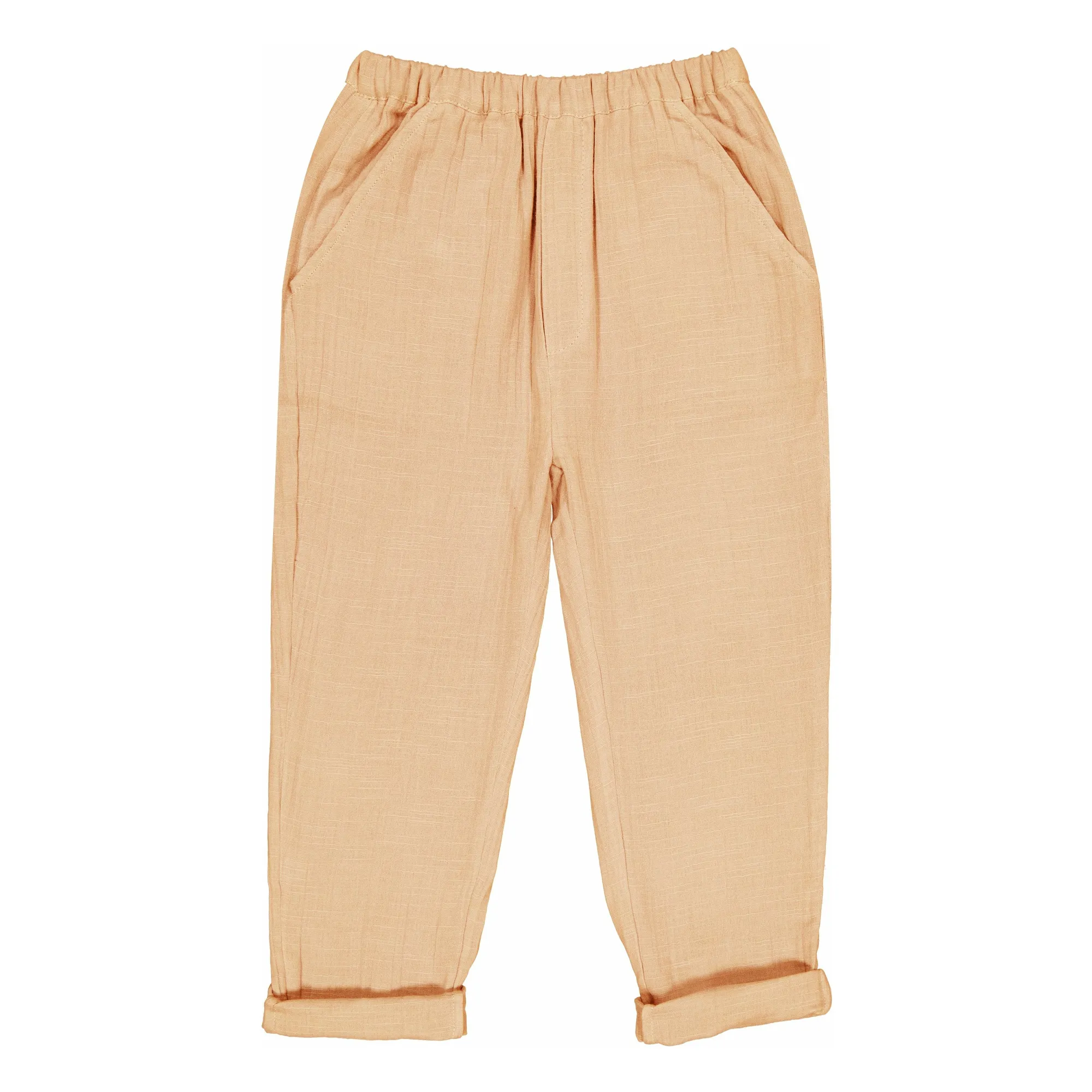 Louis Louise Beige Gazelle Cotton Gaze Pants
