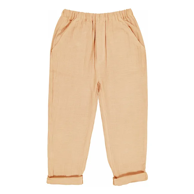 Gazelle Gaze Aus Baumwolle Hose | Beige