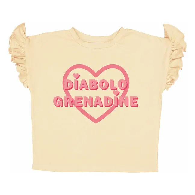 Camiseta Naomie | Amarillo palo