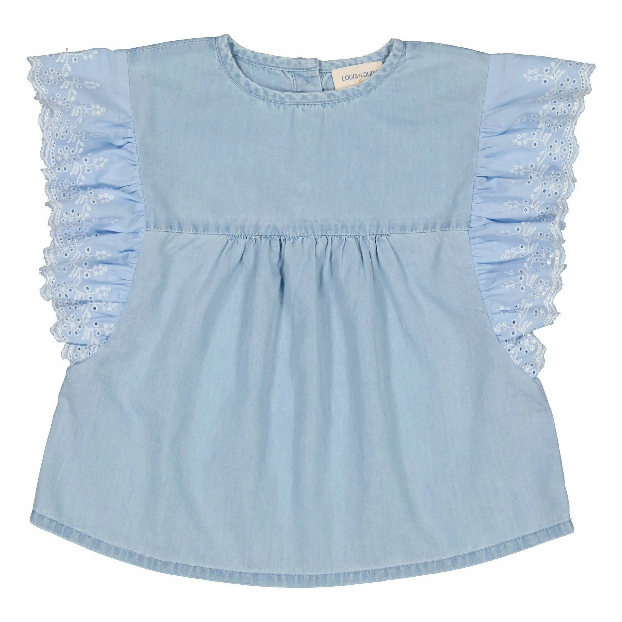 Louis Louise Blue Jasmin Denim Blouse