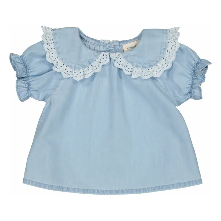 India blouse | Blue- Product image n°0