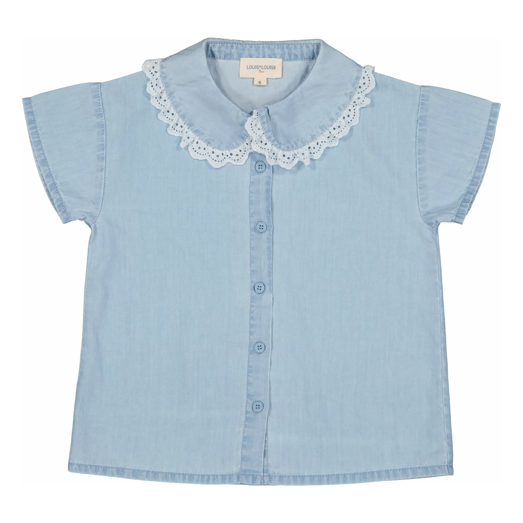 Louis Louise Blue College Blouse