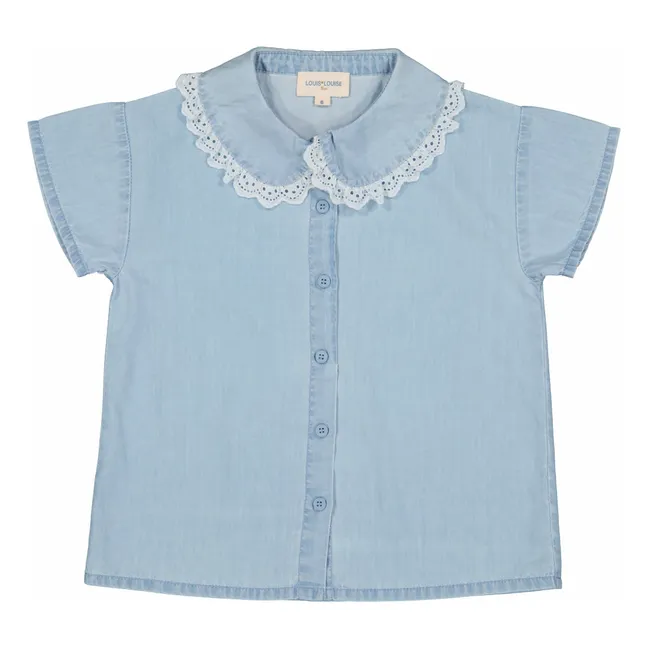 College-Bluse | Blau