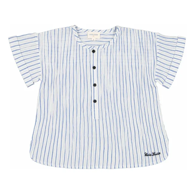 Camisa Saul Stripe | Azul