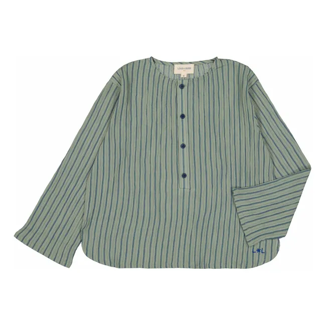 Chemise Oncle Rayures | Khaki