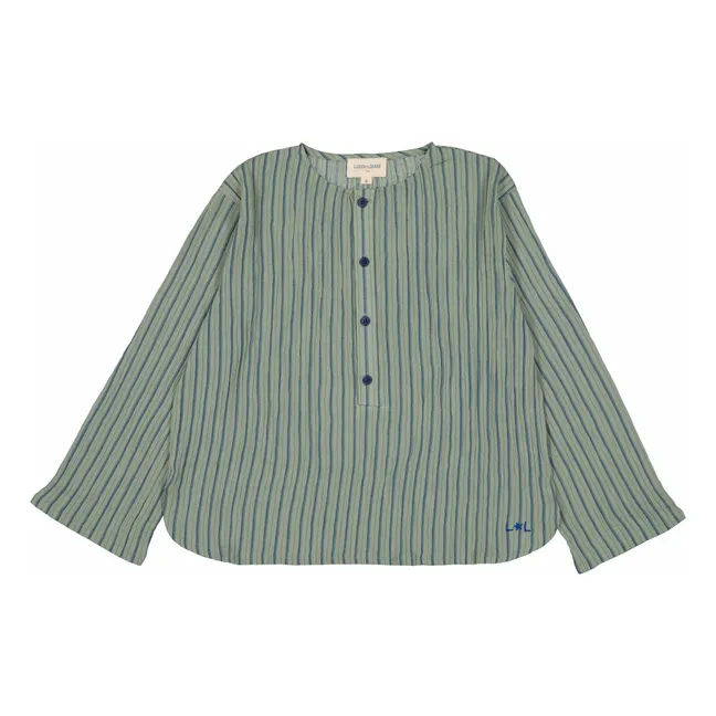 Chemise Oncle Rayures | Khaki