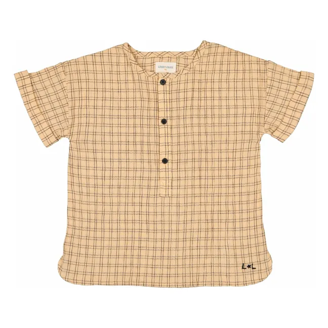 Hemd Saul Vichy | Beige