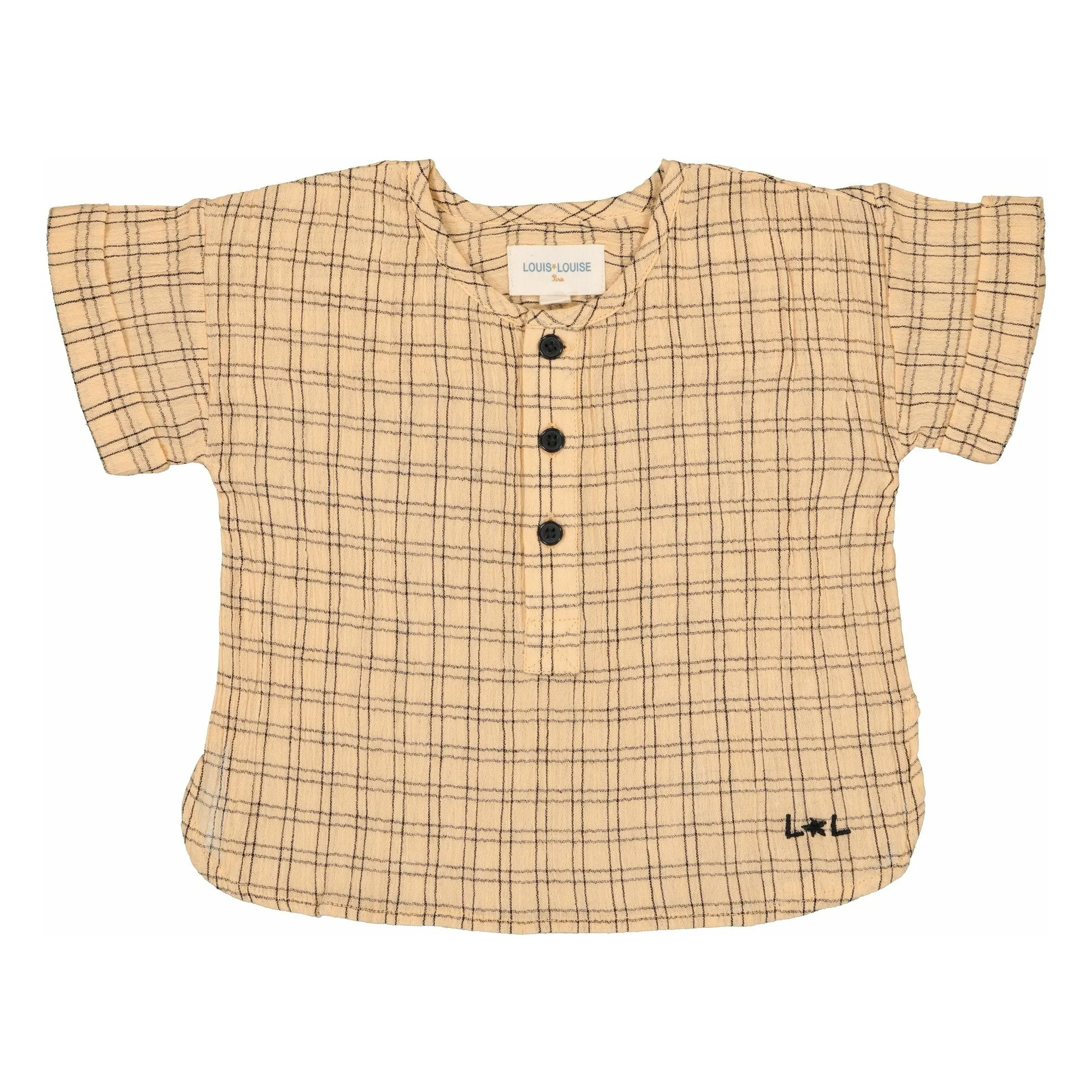Louis Louise Beige Saul Vichy Shirt