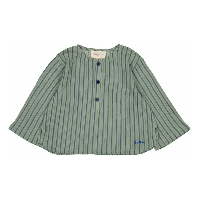 Chemise Oncle Rayures | Khaki
