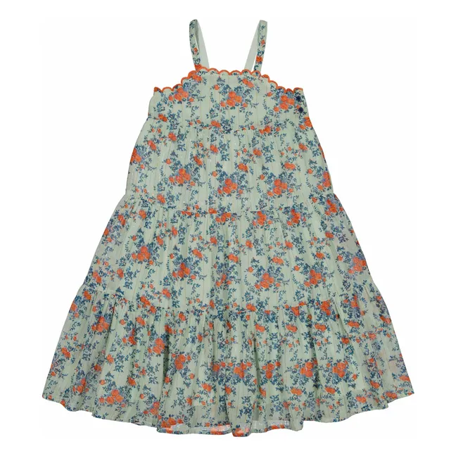 Abito Maria Lurex | Verde acqua