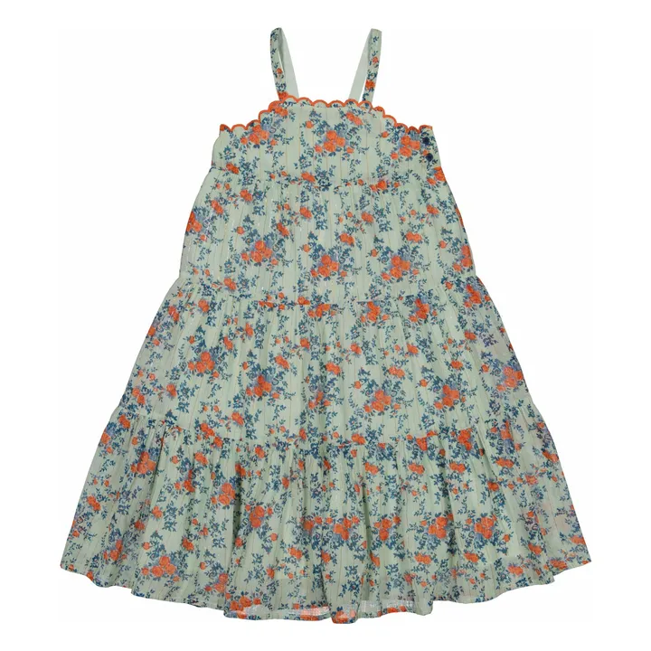 Robe Maria Lurex | Vert d'eau- Image produit n°0
