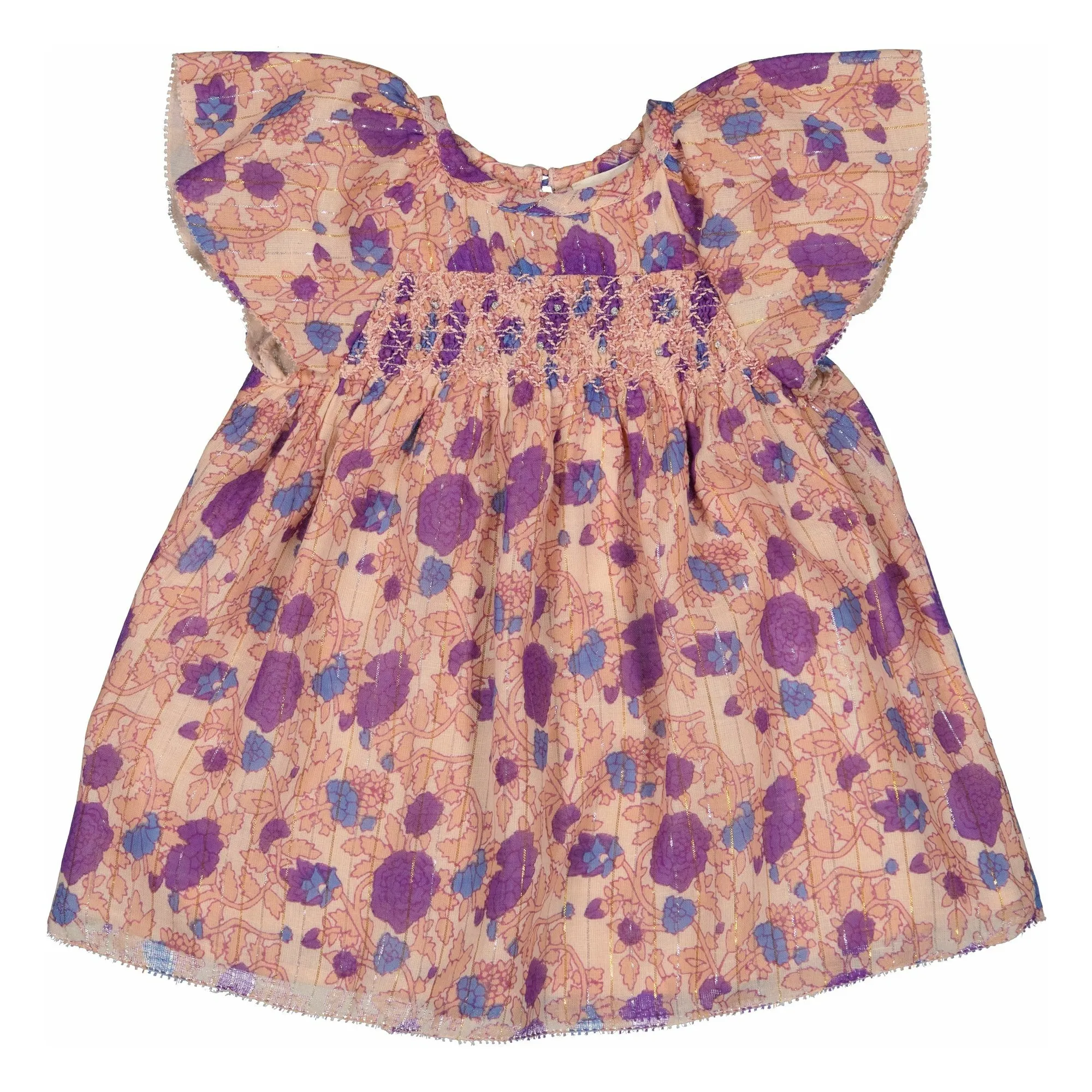 Louis Louise Pale Pink Donna Fleurie Lurex Dress