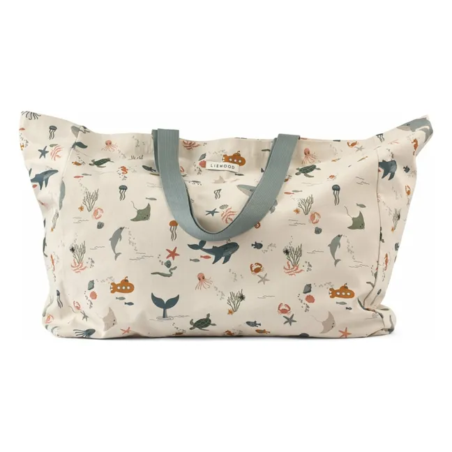 Tote Bag Maxi Bio-Baumwolle | Sandfarben