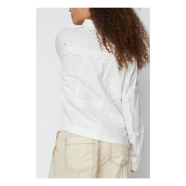Embroidered Shirt | White