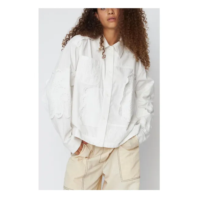 Embroidered Shirt | White
