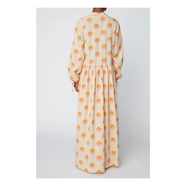 Vestido de algodón orgánico | Crema