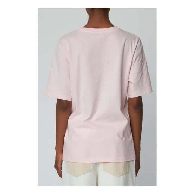 Sunset organic cotton T-shirt | Pink