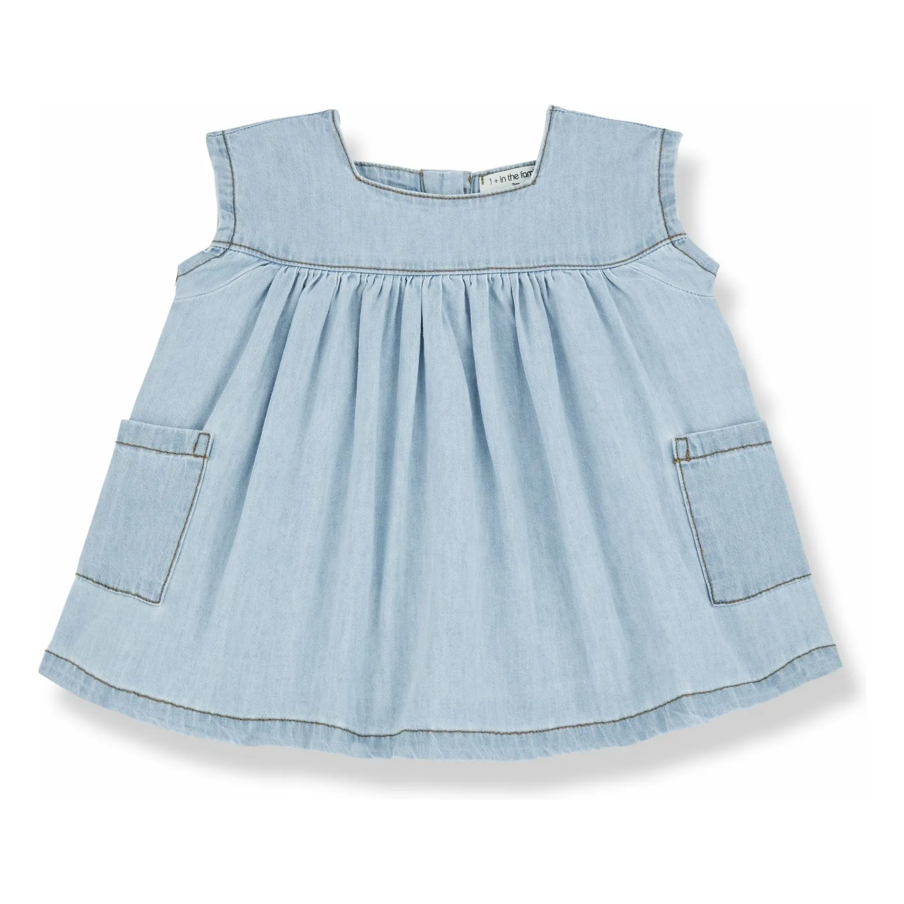 1+ In The Family Denim Carlotta Dress
