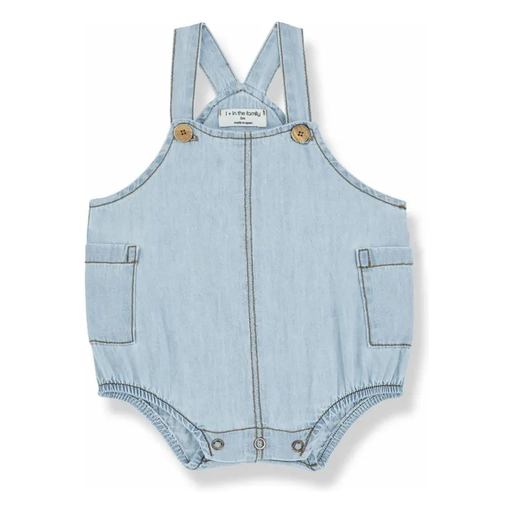 Barboteuse Giorgio | Denim- Image produit n°0