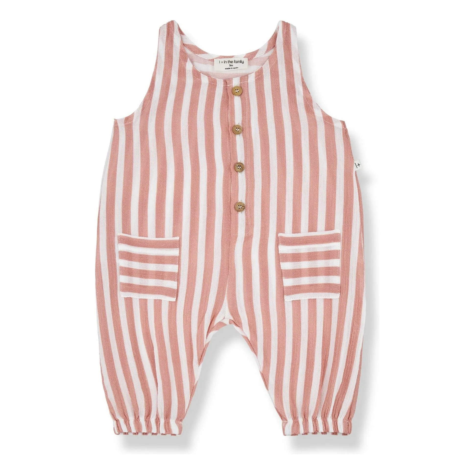 1+ In The Family Coral Inigo Jumpsuit