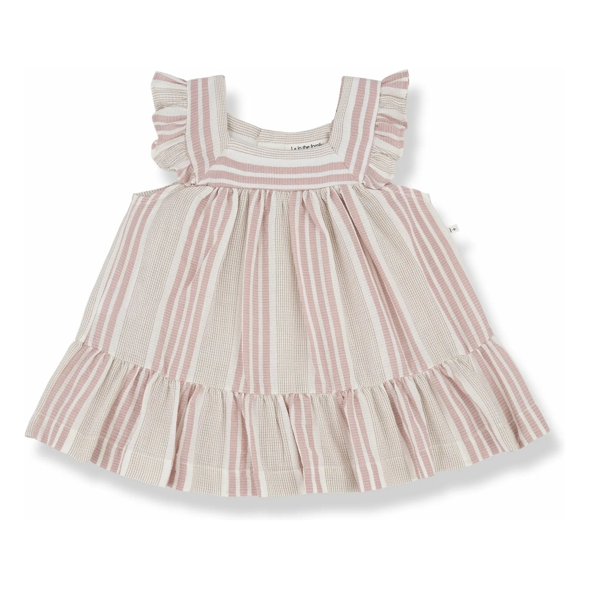 Robe Miriam Coton Bio | Vieux Rose- Image produit n°0