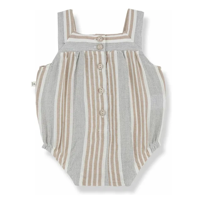 Strampelanzug Eren Bio-Baumwolle | Beige