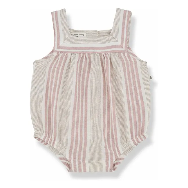 Eren organic cotton romper | Dusty Pink