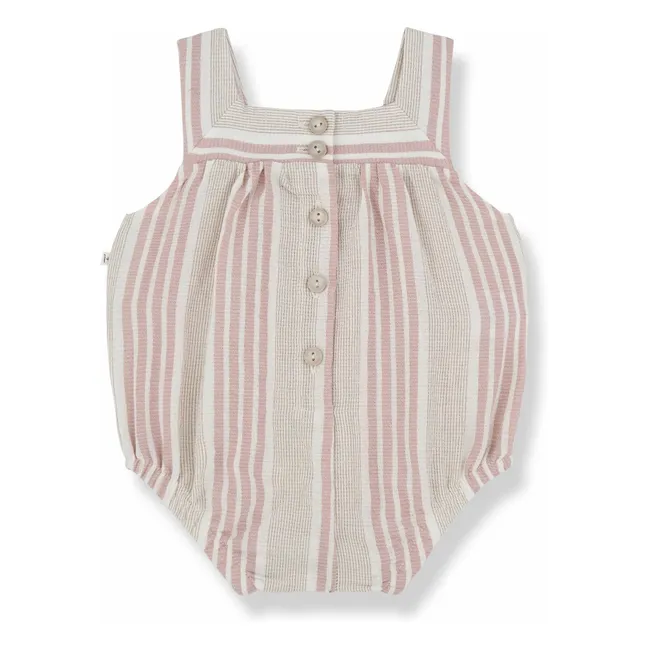 Eren organic cotton romper | Dusty Pink