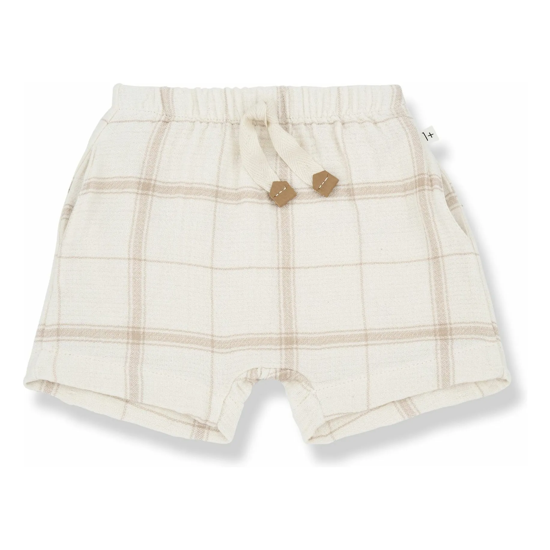 1+ In The Family Beige Celio Shorts