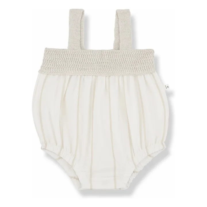 Barboteuse Zeus Lurex | Ecru- Image produit n°2