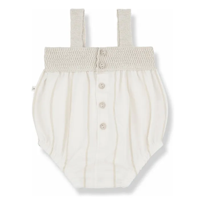 Barboteuse Zeus Lurex | Ecru- Image produit n°0