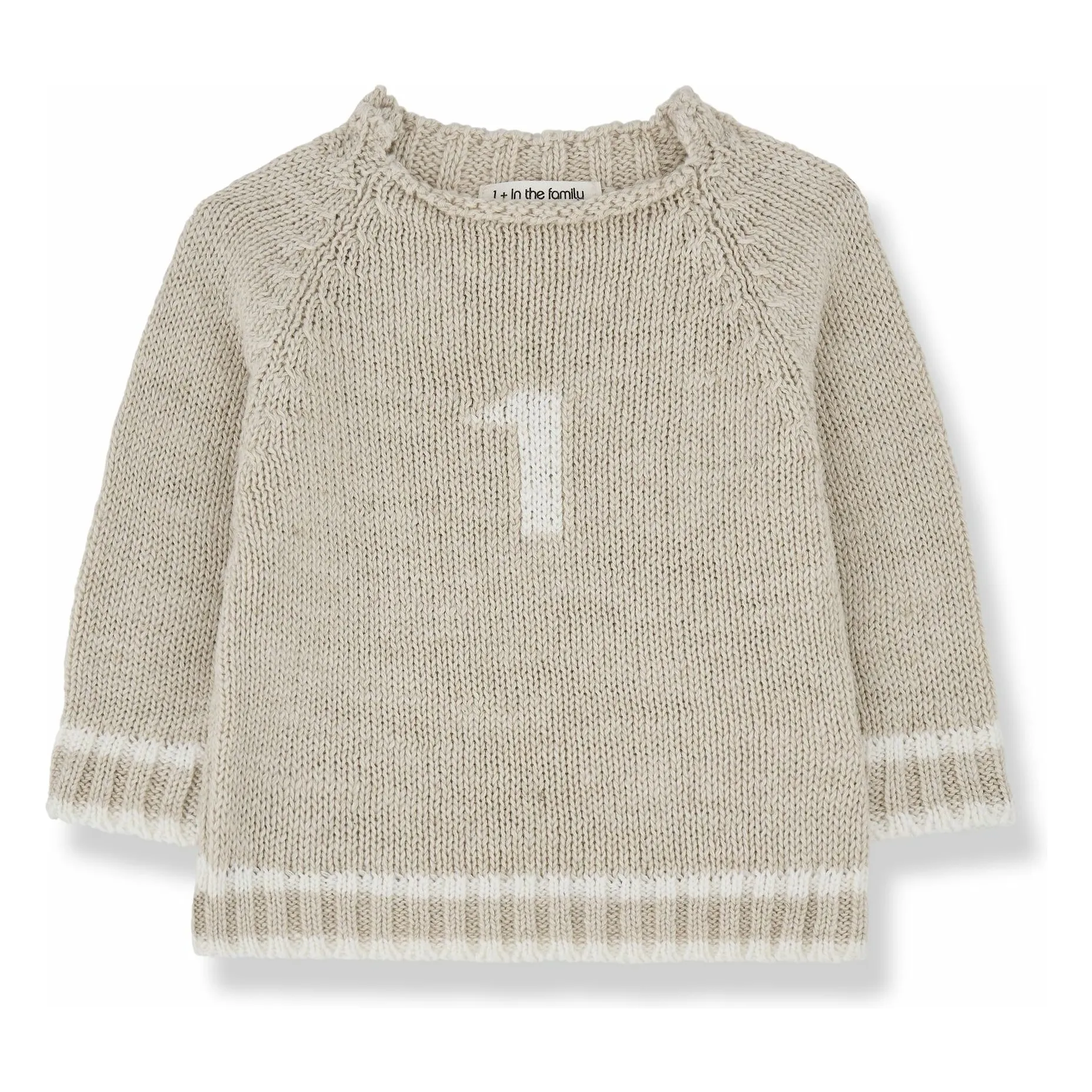 1+ In The Family Beige Didac Sweater