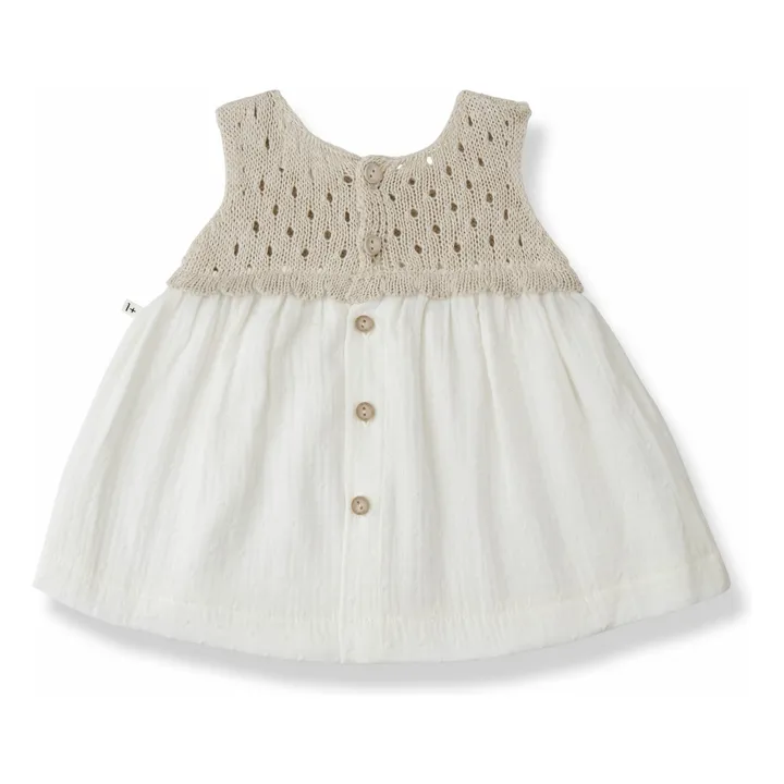Ensemble Robe et Bloomer Lola | Beige- Image produit n°2
