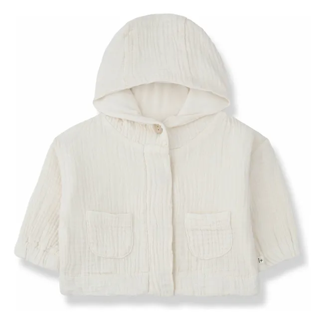 Giacca Felix in garza di cotone | Ecru