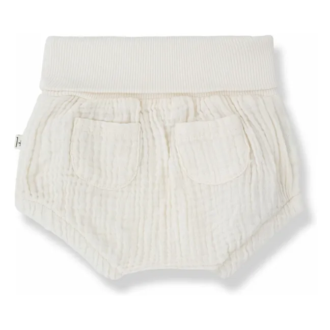 Bloomer in garza di cotone Titus | Ecru
