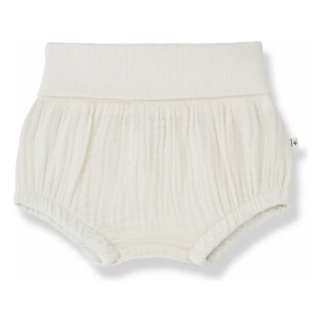Bloomer in garza di cotone Titus | Ecru