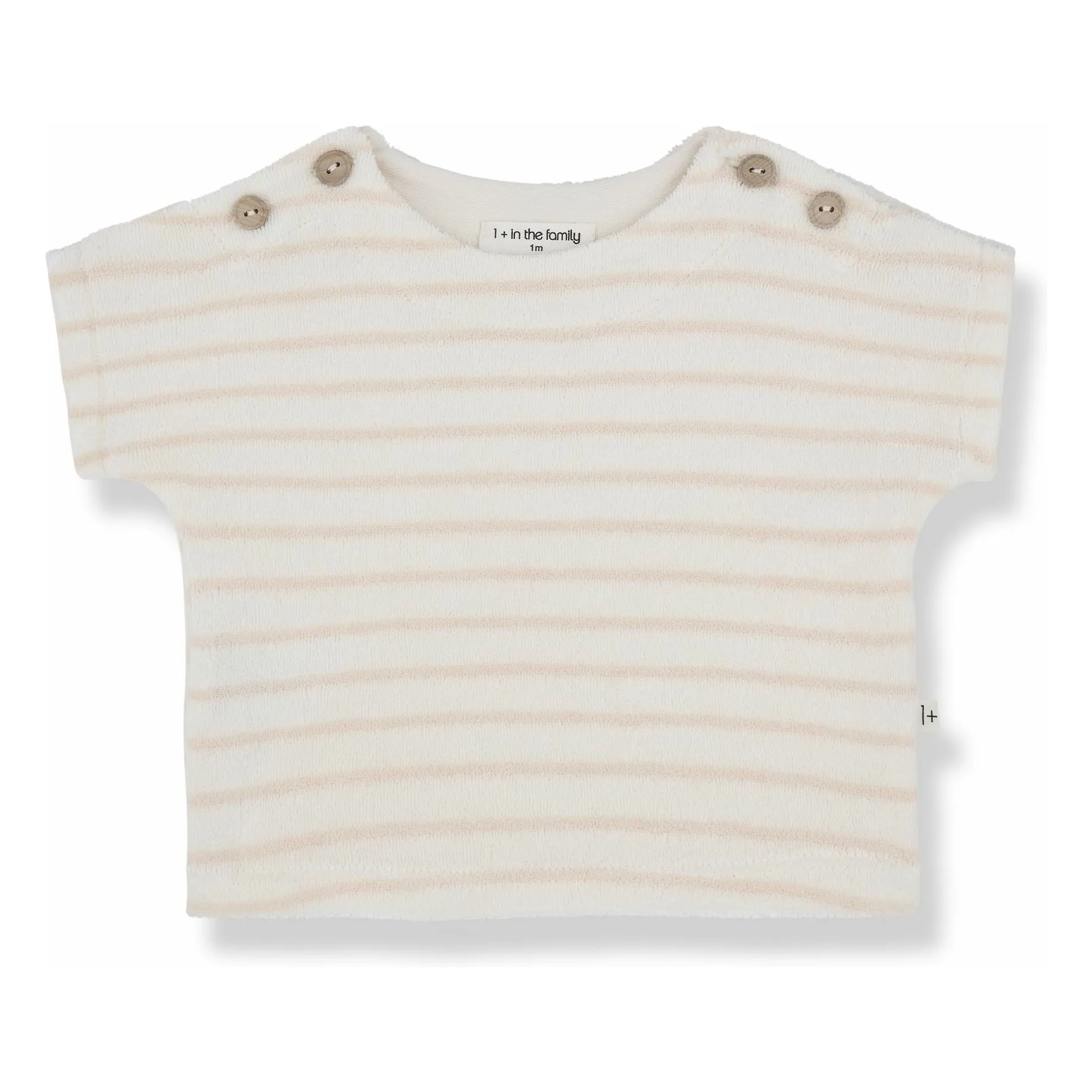 1+ In The Family Powder Pink Tomaso Sponge T-Shirt