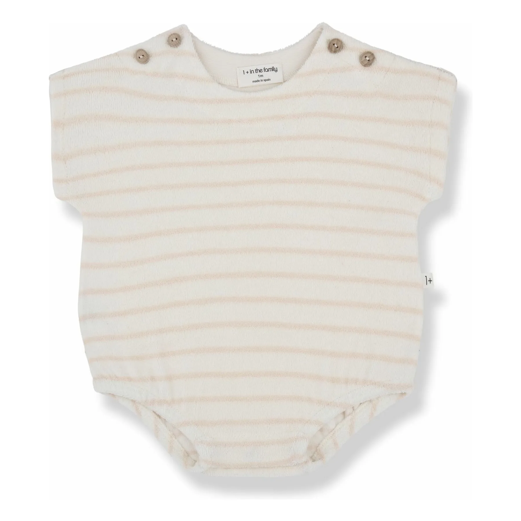 1+ In The Family Powder Pink Romulo Terry Romper